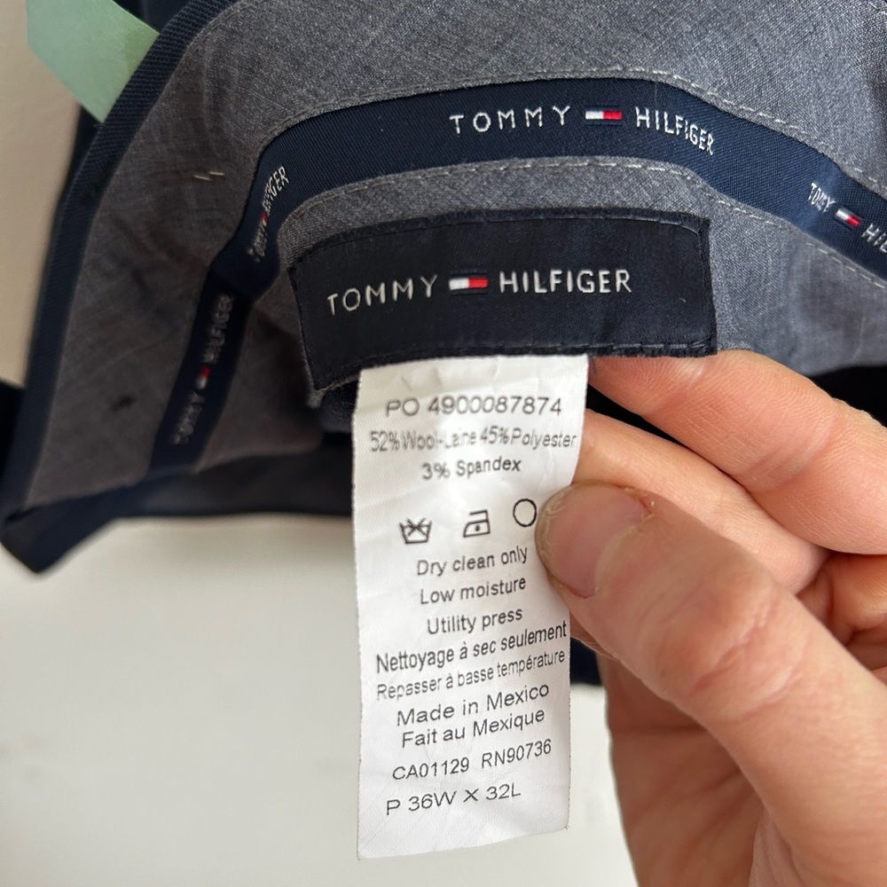 Tommy Hilfiger Navy Dress Pants - Picture 4 of 4